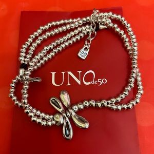 Uno de 50- little dragonfly my Necklace with Swarovski Crystal